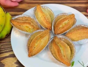 Mẹo làm bánh chuối Phô mai bằng nồi chiên không dầu